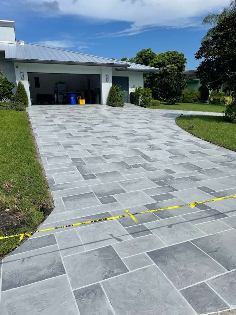 Stamped Concrete Overlays